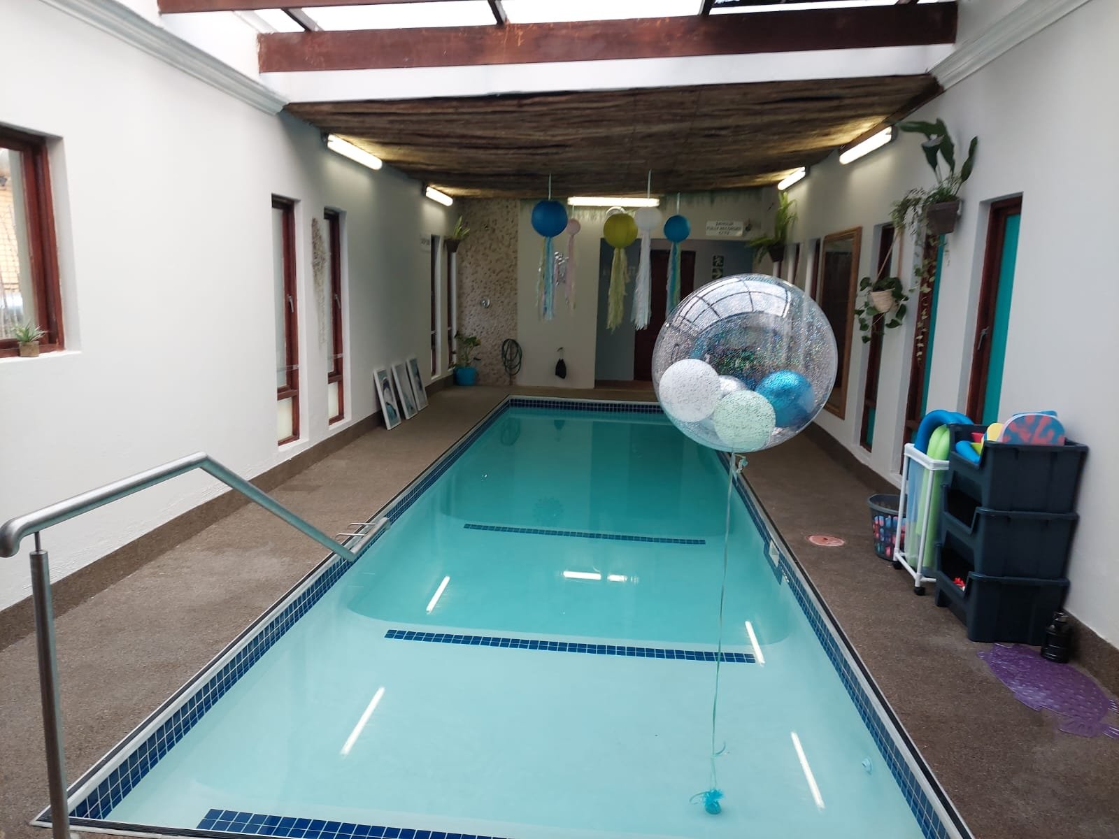 The Pear Tree pool, ready for lessons